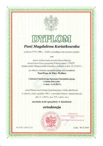 Prima-Dent Certyfikat-Magdalena37